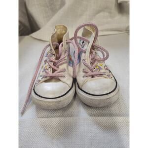 Converse Chuck Taylor All Star High Top Girls Size 10 Unicorn Rainbow Sneakers.